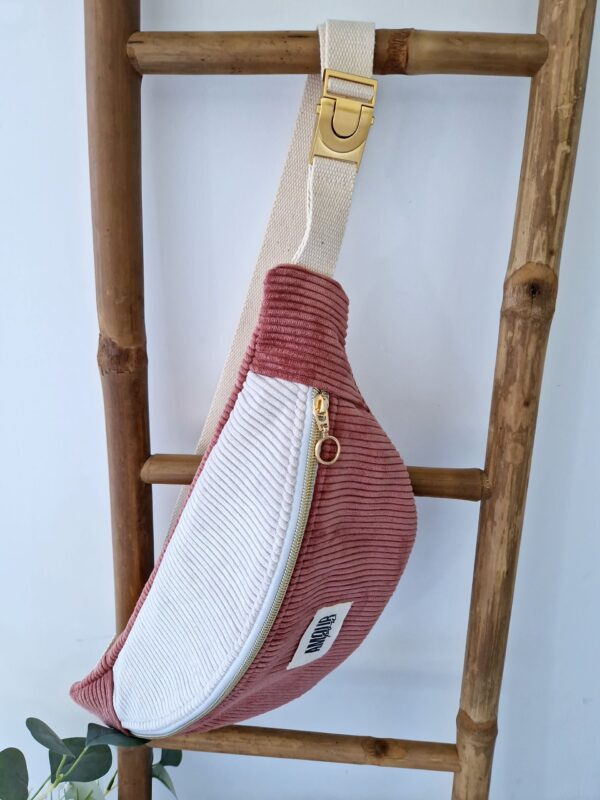 Sac Banane velours Personnalisable – Image 3