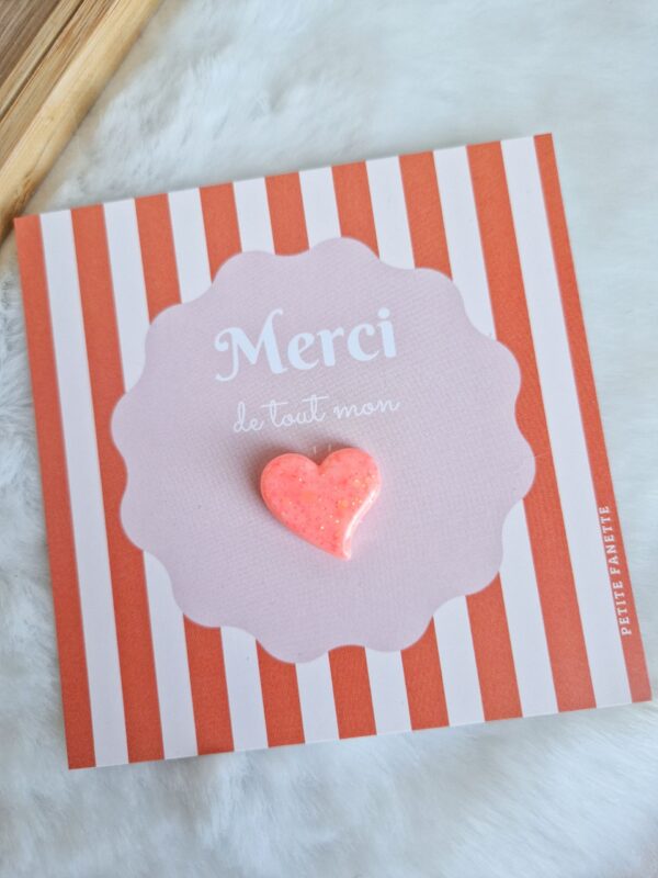 Pin's Coeur pêche – Image 2