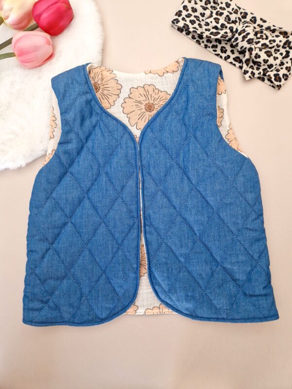 Gilet matelasé Demin