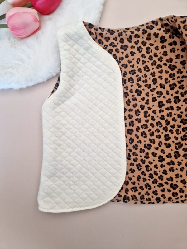 Gilet matelasé Ecru – Image 3