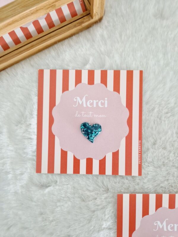 Pin's Coeur tropical