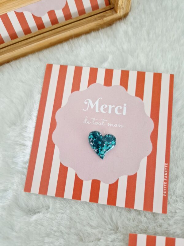 Pin's Coeur tropical – Image 2