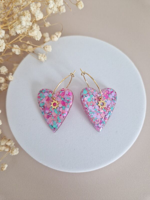 Boucles d'oreilles Lili camélia – Image 2