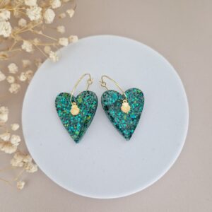 Boucles d'oreilles Lili forêt