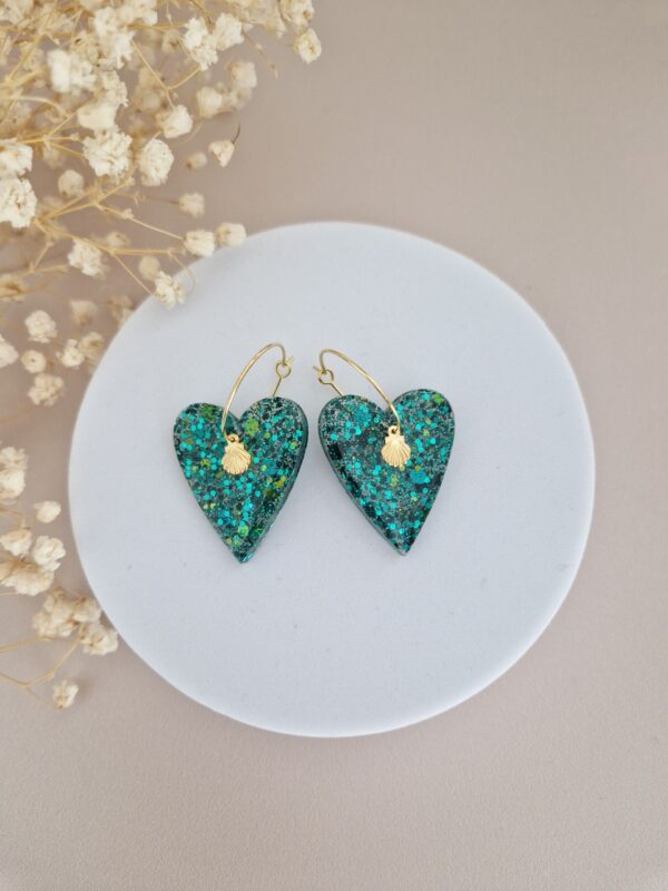 Boucles d'oreilles Lili forêt