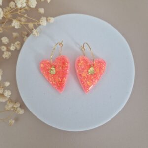 Boucles d'oreilles Lili pêche
