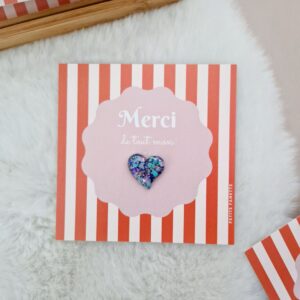 Pin's Coeur anémone