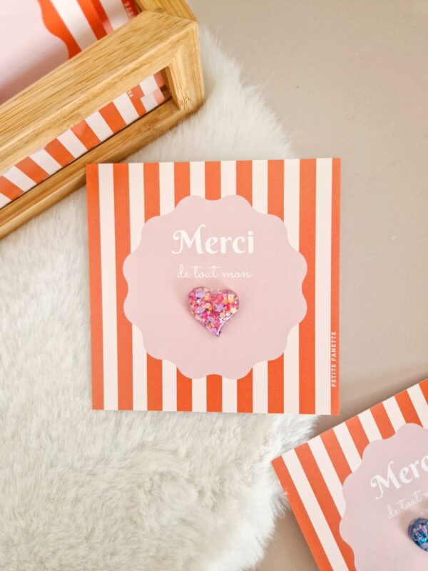 Pin's Coeur Pastèque
