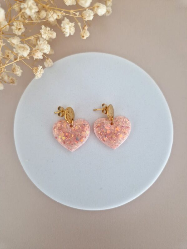 Boucles d'oreilles Anna pivoine