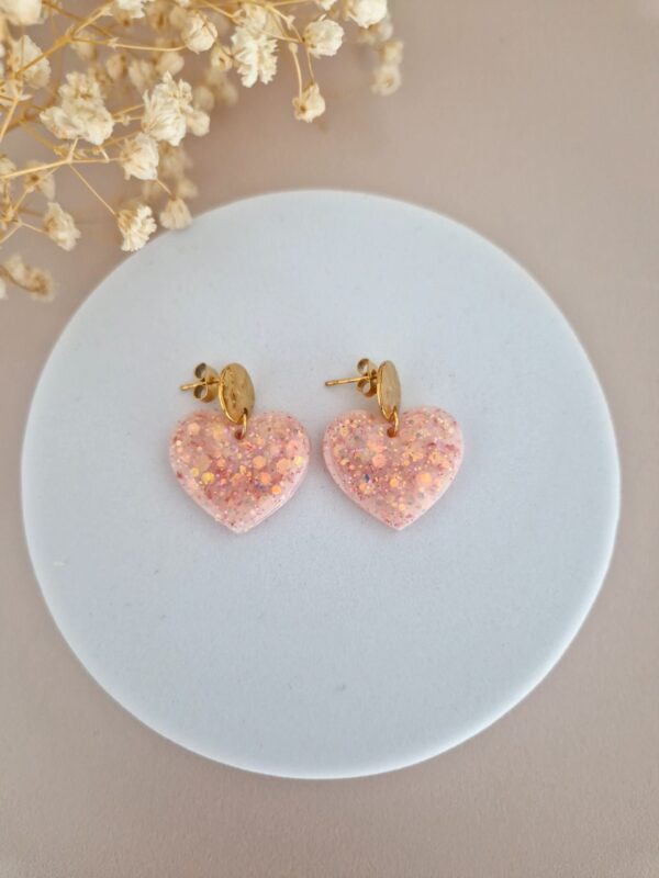 Boucles d'oreilles Anna pivoine – Image 3