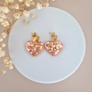 Boucles d'oreilles Anna pamplume