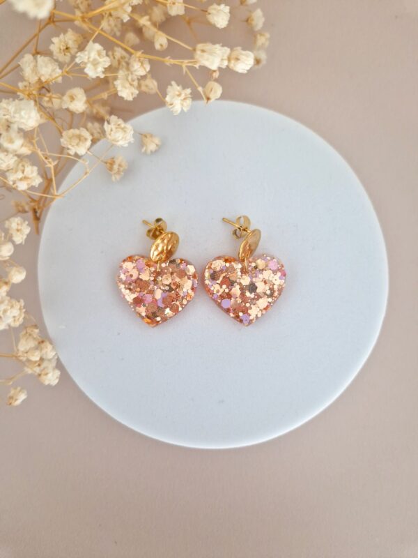 Boucles d'oreilles Anna pamplume