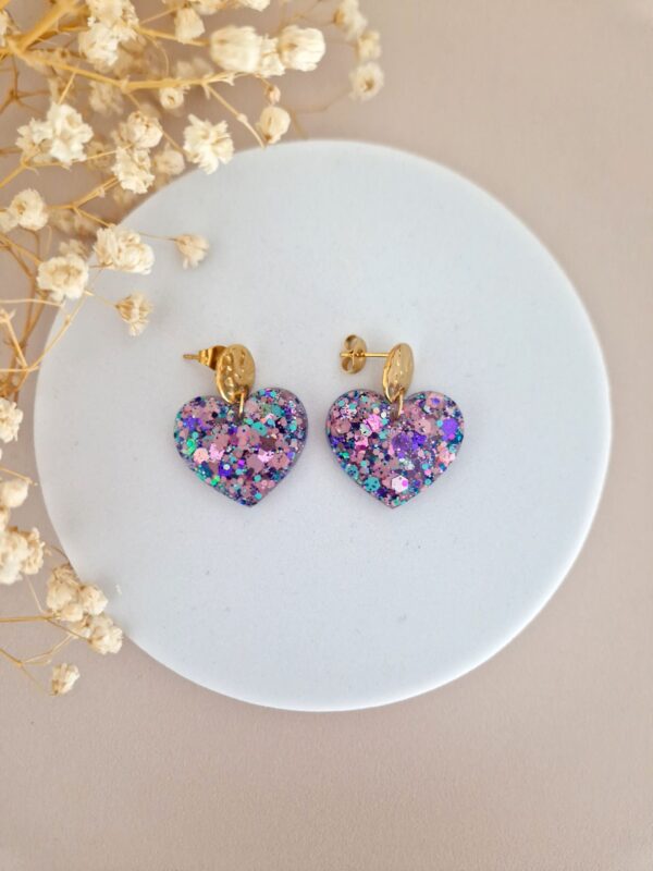 Boucles d'oreilles Anna anémone – Image 3