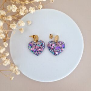 Boucles d'oreilles Anna anémone