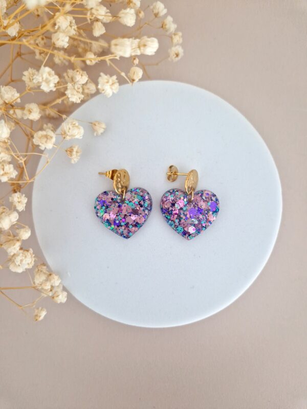 Boucles d'oreilles Anna anémone