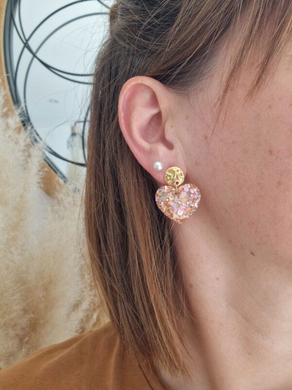 Boucles d'oreilles Anna pamplume – Image 2