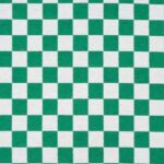 Toile Damier vert