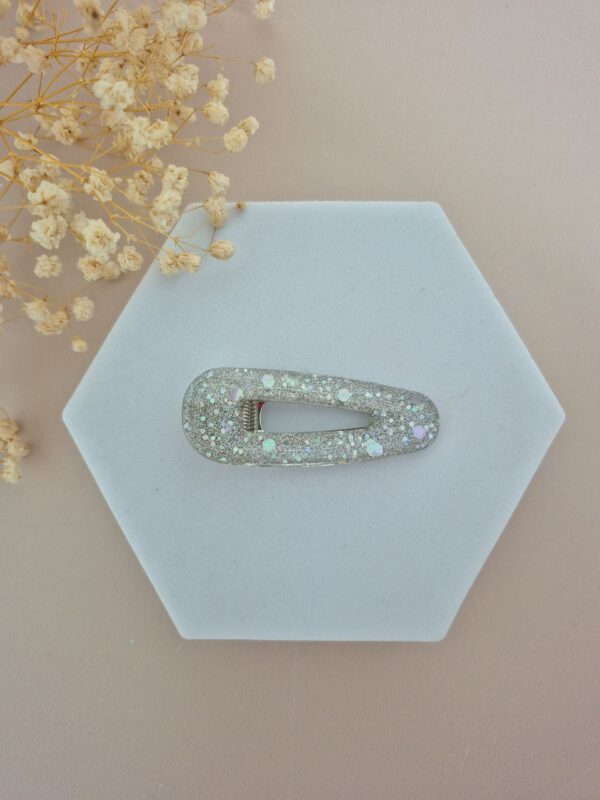 Barrette Argent triangle