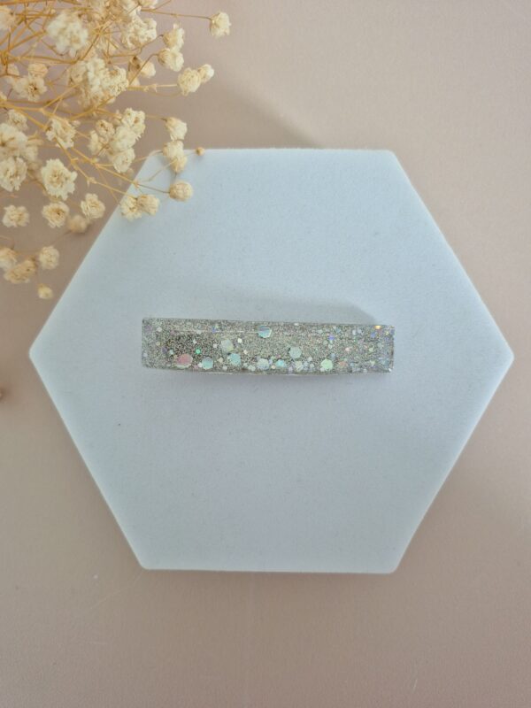 Barrette Argent barre