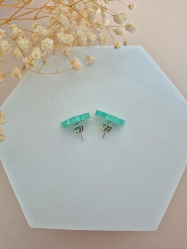 Boucles d'oreilles Océan coeur – Image 2