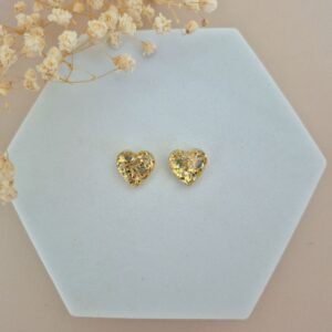 Boucles d'oreilles Gold coeur