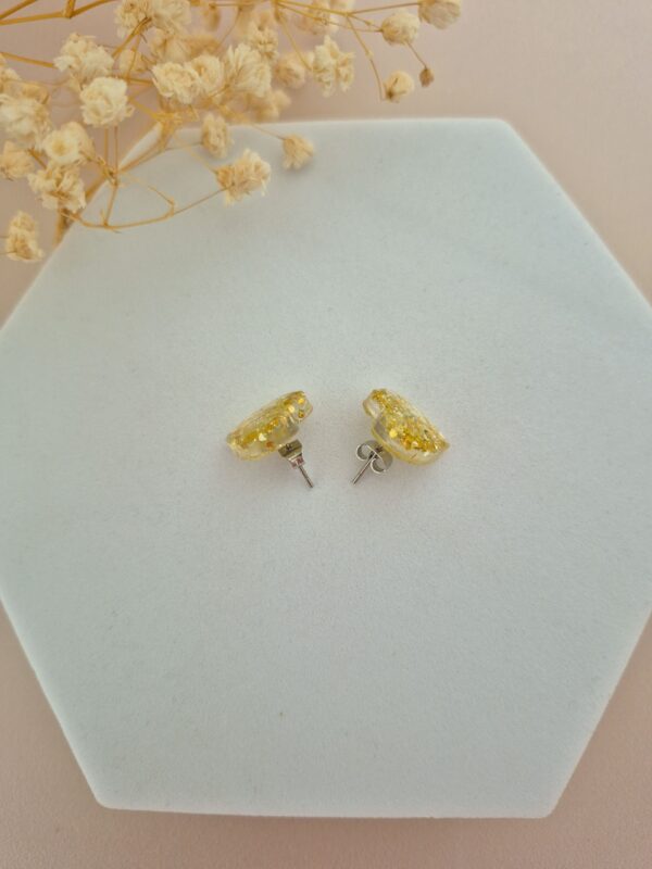 Boucles d'oreilles Gold coeur – Image 2