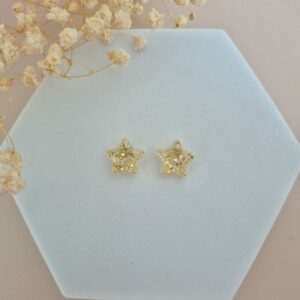 Boucles d'oreilles Gold étoile