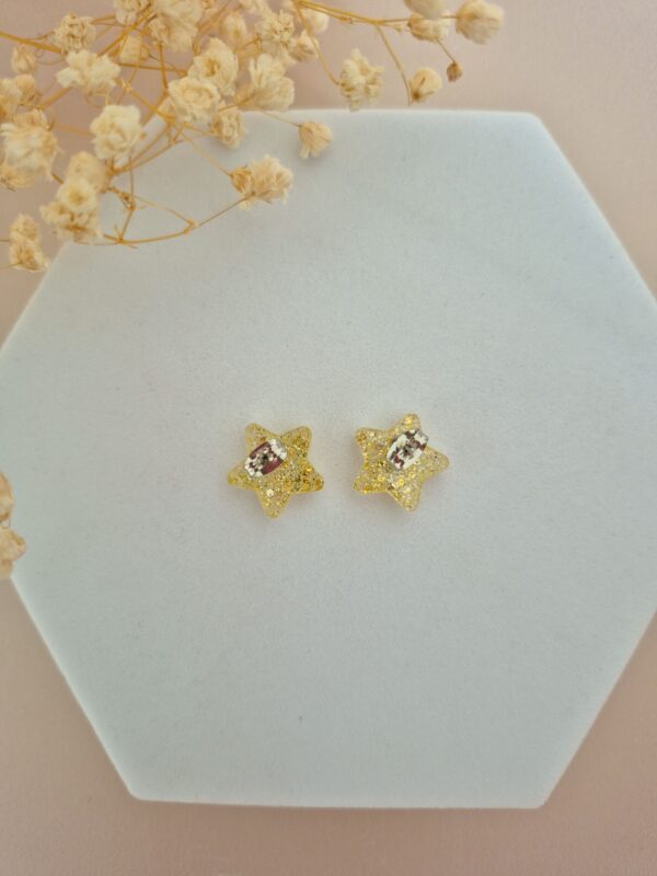 Boucles d'oreilles Gold étoile – Image 2