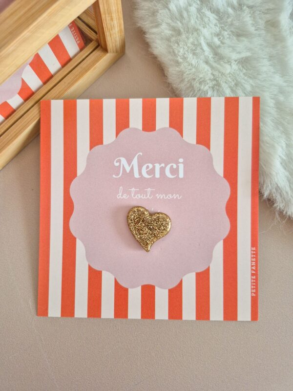 Pin's Coeur Gold