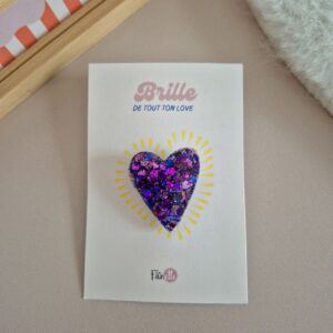 Broche Love Scarabée