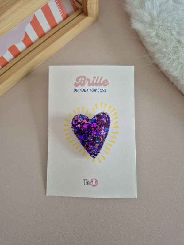 Broche Love Scarabée