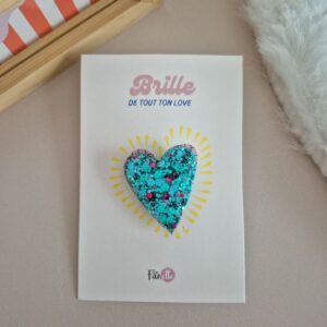 Broche Love Lagon