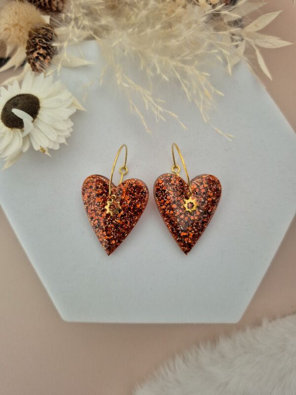Boucles d'oreilles Lili Noisette – Image 2