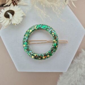 Barrette Lichen Doré solaris