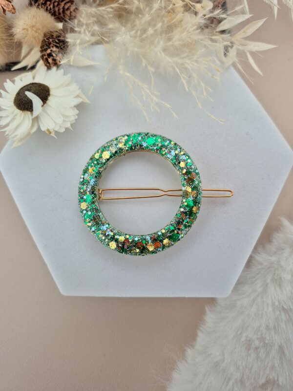 Barrette Lichen Doré solaris