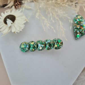 Barrette Lichen Doré bulle