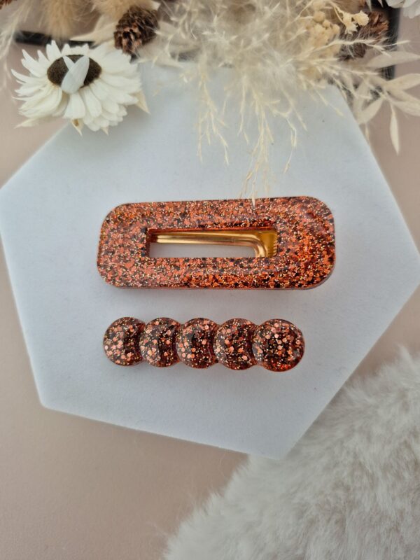Barrette Noisette rectangle – Image 2