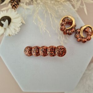 Barrette Noisette bulle