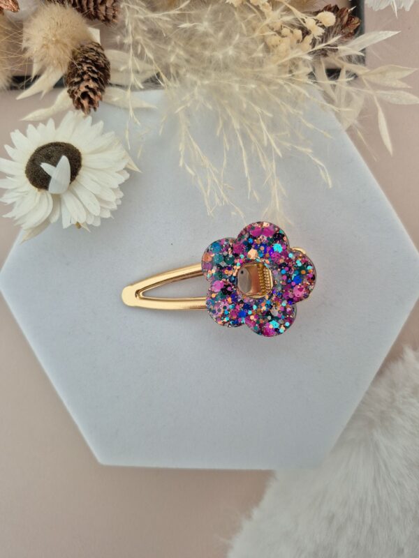 Barrette Pop fleur