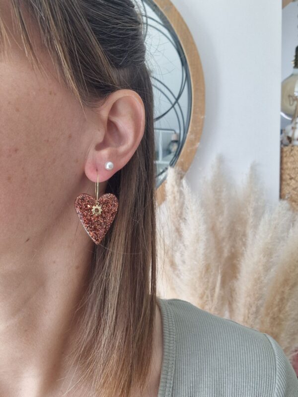 Boucles d'oreilles Lili Noisette – Image 3