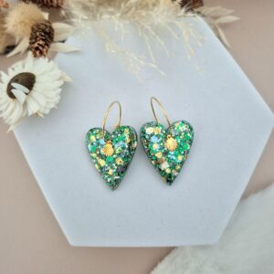 Boucles d'oreilles Lili Lichen Doré