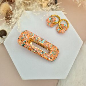 Barrette Opaline rectangle