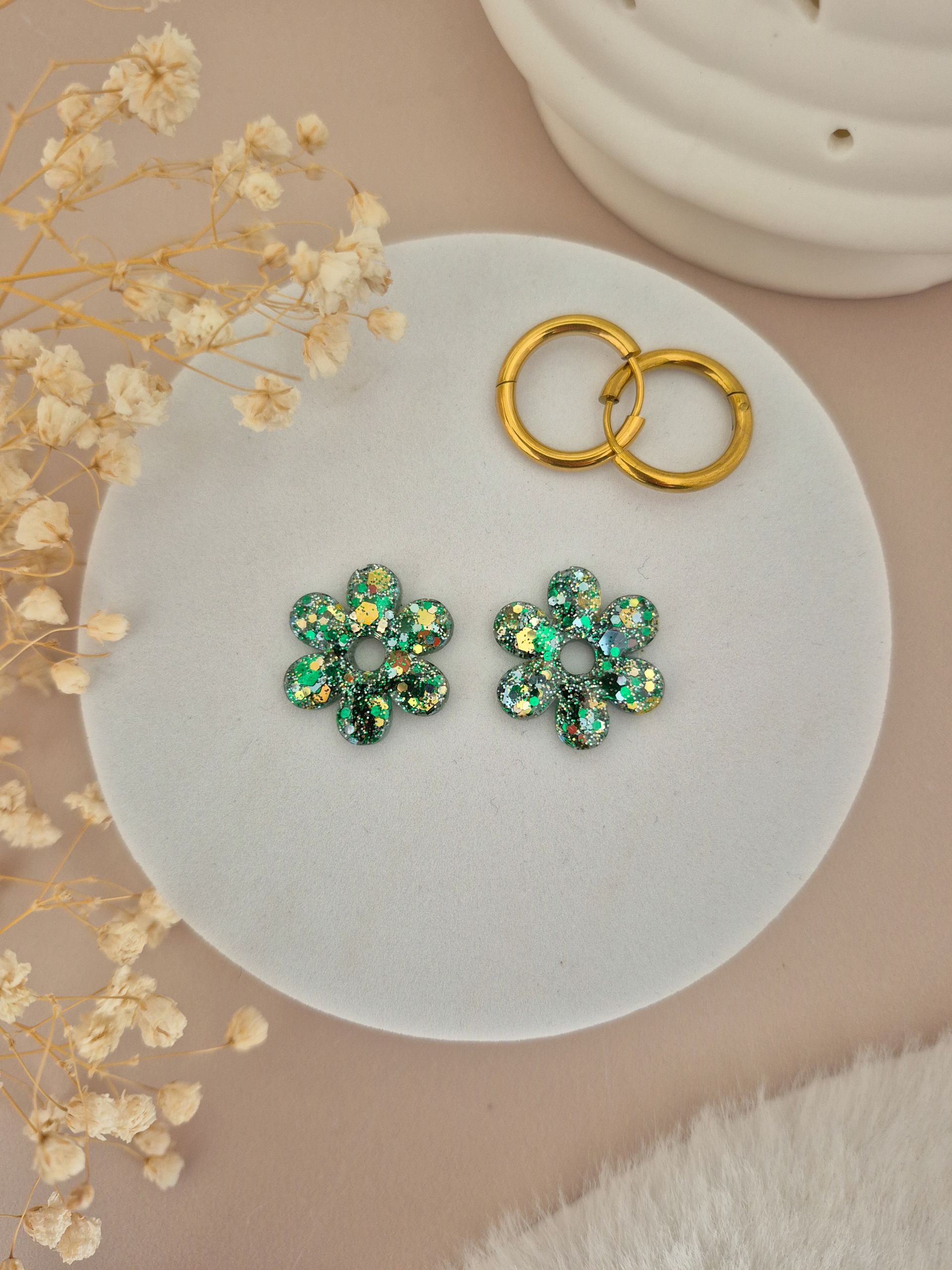 Créoles Georgette Lichen Doré – Image 2