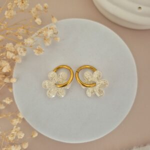 Créoles Georgette Nacre Doré