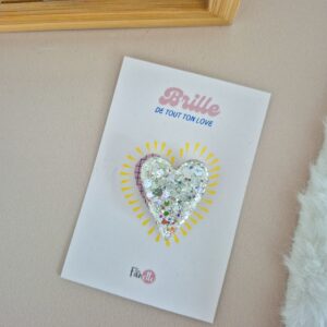 Broche Love Perle