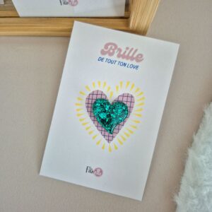 Pin's Coeur Emeraude