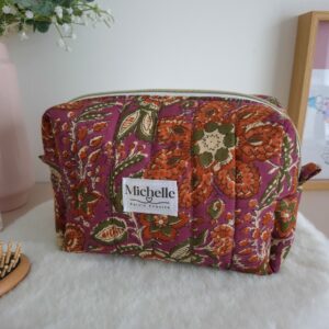 Trousse de Toilette Matelassée Indian