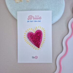 Broche Love Grenadine