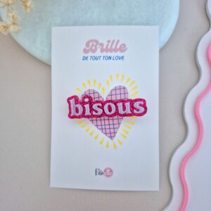 Broche Bisous Grenadine