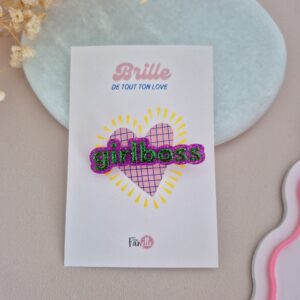 Broche Girlboss Crocus